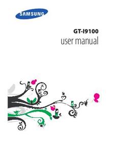 Samsung Galaxy S2 manual. Camera Instructions.